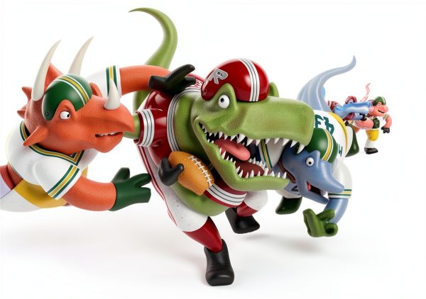 Dino Sports Football Book by Carolrhoda – Kindergarten Series-0