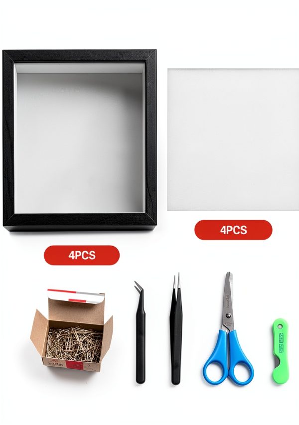 Insect Display Kit QoTang Wood Acrylic Set with Stainless Pins-1