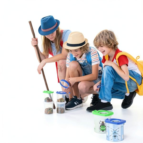 Bug Exploration Kit Halloscume Outdoor Insect Catcher with 12 Viewers-5