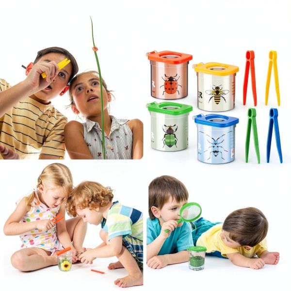Bug Exploration Kit Halloscume Outdoor Insect Catcher with 12 Viewers-4