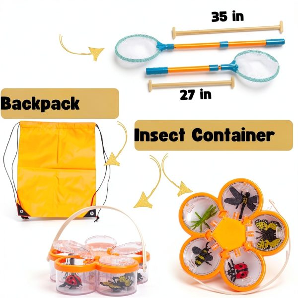 Bug Catching Kit by MAVE SPARKS 63-Piece Kids Outdoor Exploration Set-3