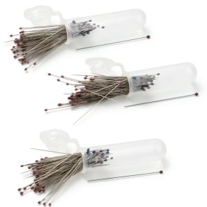 Insect Pins OIIKI LH2261-CA Stainless Steel 3‑Size Set with Bottle-0