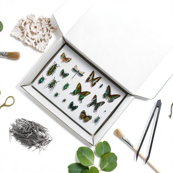 Verdanzia Insect Pinning Kit 5 EVA Boards 500 Steel Pins Display Box-3