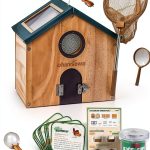 Bug Catcher for Kids & Kids Explorer Kit, Outdoor Toys with Portable Wooden Bug House, Butterfly Net, Magnifying Glass, 10 Insect ID Cards for Toddler 3-8 Year Old Outdoor Explore Toy Gift-0