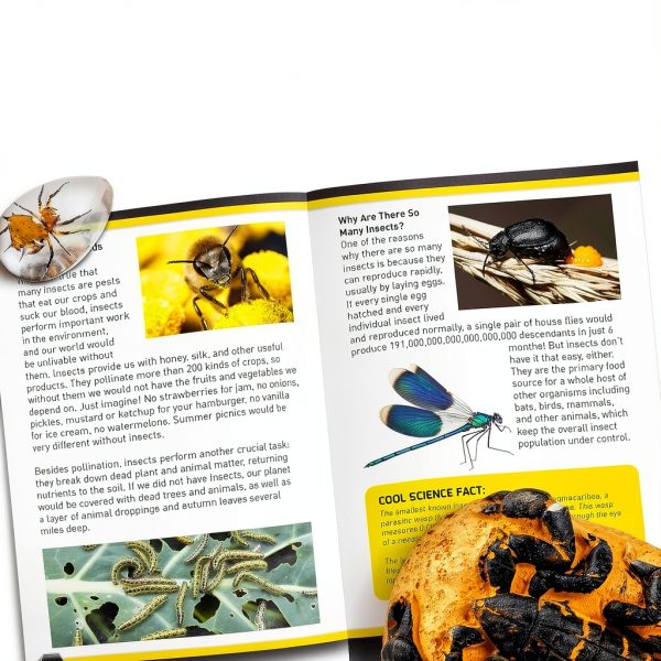 National Geographic Real Bug Dig Kit 3 Insects Spider Beetle Scorpion-5
