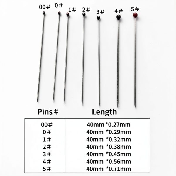 350 Pcs Stainless Steel Insect Pins in 7 Sizes, Specimen Entomology Pins and Butterfly Collections Needle for School Lab Butterfly Collectors with Vials & Labels-1