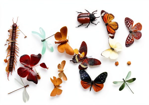 Asablve Insect Specimen Tools Kit with Pins, Board, Display Case for-6