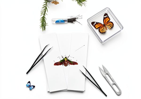 Asablve Insect Specimen Tools Kit with Pins, Board, Display Case for-5