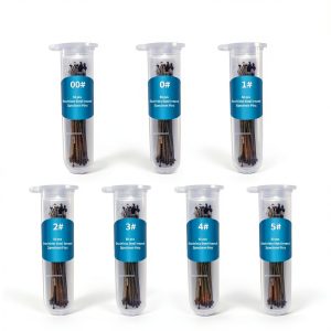 350 Pcs Stainless Steel Insect Pins in 7 Sizes, Specimen Entomology Pins and Butterfly Collections Needle for School Lab Butterfly Collectors with Vials & Labels-0