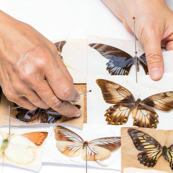 350 Pcs Stainless Steel Insect Pins, Specimen Entomology Pins 7 Sizes Entomology Supplies with Vials and Labels Butterfly Collection Needles for Butterflies, Dragonfly Collections-2