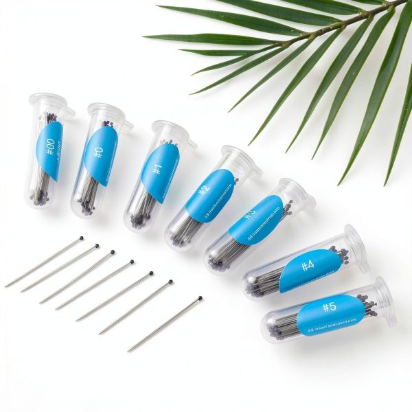 350 Pcs Stainless Steel Insect Pins, Specimen Entomology Pins 7 Sizes Entomology Supplies with Vials and Labels Butterfly Collection Needles for Butterflies, Dragonfly Collections-5