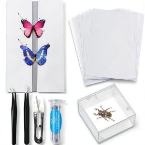 Taiyin Insect Specimen Tools Kit with Display Case and EVA Foam Boards-0